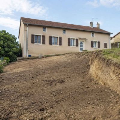 Terrain en pente